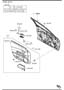 Diagram FRONT DOOR TRIMS & RELATED PARTS for your 2013 Mazda