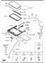 Diagram SUNROOF for your Mazda
