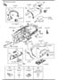 Diagram DASHBOARD & RELATED PARTS for your Mazda