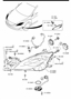Diagram HEAD LAMPS for your 2009 Mazda Mazda 5