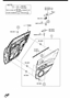 Diagram REAR DOOR TRIMS & RELATED PARTS for your 2020 Mazda MX-5 Miata