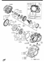 Diagram AUTOMATIC TRANSMISSION TORQUE CONVERTER, OIL PUMP & PIPINGS (5-SPEED) for your 2011 Mazda