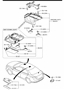 Diagram INTERIOR LAMPS (W/O SUNROOF) for your 2011 Mazda
