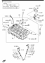 Diagram CYLINDER HEAD & COVER for your Mazda