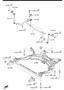 Diagram CROSSMEMBER & STABILIZER for your 2015 Mazda 3 s Grand Touring Sedan
