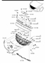 Diagram RADIATOR GRILLE for your Mazda
