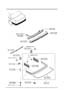 Diagram REAR BUMPER (SEDAN)(STANDARD TYPE) . (STD,DX,LX) for your 1987 Mazda