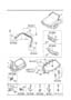 Image of Side molding clip. (Upper). Included with: Included. image for your 2002 Mazda