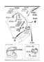 Diagram WINDOW WIPER & WASHER (REAR) (HATCHBACK) for your 1991 Mazda Protege
