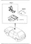 Diagram OVERHEAD CONSOLE (SUN ROOF) for your Mazda