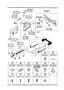 Diagram TRIMS & SCUFF PLATES (3-DOOR) for your 1995 Mazda Protege S