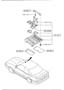Diagram OVERHEAD CONSOLE for your 1988 Mazda