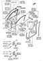 Diagram FRONT DOORS (626) for your 1987 Mazda RX-7