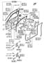 Diagram FRONT DOORS (MX-6) for your 1987 Mazda RX-7