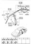Diagram PILLAR TRIMS (626)(5-DOOR) for your 1991 Mazda MX-6