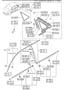 Diagram BODY MOULDINGS (626)(4-DOOR) for your 2023 Mazda CX-9