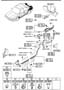 Diagram TRIMS & SCUFF PLATES (626)(5-DOOR) for your 1991 Mazda MX-6