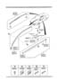 Diagram BODY MOULDINGS for your Mazda