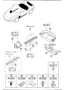 Diagram TRIMS & SCUFF PLATES for your 1990 Mazda Miata