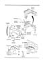 Diagram FENDER & WHEEL APRON PANELS for your 1997 Mazda B4000