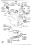 Diagram ENGINE & TRANSMISSION MOUNTINGS (MANUAL TRANSMISSION) (2500CC) for your 1994 Mazda 626