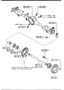 Diagram REAR AXLE (DRUM BRAKE) for your 1992 Mazda