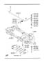 Diagram CROSSMEMBER & STABILIZER (4WD) for your 1990 Mazda 929S