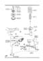 Diagram FRONT SUSPENSION MECHANISMS (2WD) for your 1998 Mazda
