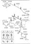 Diagram BRAKE PIPINGS for your 1990 Mazda Miata