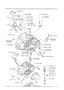 Diagram TRANSMISSION CASE (MANUAL) (5-SPEED)(TURBO)(4WD) for your 1989 Mazda