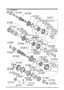 Diagram TRANSMISSION GEARS (MANUAL TRANSMISSTON 5-SPEED) (4WD) for your 1990 Mazda