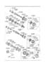 Diagram TRANSMISSION GEARS (MANUAL TRANSMISSTON 5-SPEED) (1600CC) for your 2010 Mazda Mazda 5