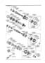 Diagram TRANSMISSION GEARS (MANUAL TRANSMISSTON 5-SPEED) (1600CC) for your 2010 Mazda Mazda 5