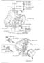 Diagram TRANSMISSION CASE (MANUAL TRANSMISSION 5-SPEED) (W/O TURBO) for your 1992 Mazda