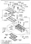 Diagram CYLINDER HEAD & COVER (2000CC) for your Mazda