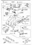 Diagram INLET MANIFOLD (2500CC) for your 2002 Mazda Tribute