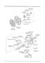 Diagram CLUTCH DISC & COVER (MANUAL TRANSMISSION) (4WD) for your 1991 Mazda MPV