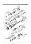 Diagram TRANSFER GEARS (AUTOMATIC) (4X4) for your Mazda