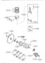 Diagram PISTON,CRANKSHAFT & FLYWHEEL (4000CC) for your 2005 Mazda Tribute
