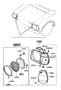 Diagram LAMPS (FRONT & SIDE, 1400 CC) for your 2017 Mazda 3 Touring Hatchback 2.0L SKYACTIV M/T