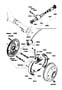 Diagram REAR BRAKES for your 1996 Mazda Millenia