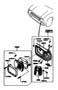 Diagram LAMPS (FRONT) for your 2017 Mazda 3 Touring Hatchback 2.0L SKYACTIV M/T