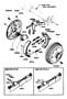 Diagram REAR BRAKE for your 1996 Mazda Millenia