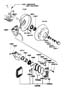 Diagram FRONT AXLE & BRAKE for your 1996 Mazda Millenia