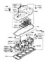 Diagram CYLINDER HEAD & COVER for your 2006 Mazda Mazda 6