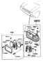 Diagram LAMPS (FRONT & SIDE) for your 2017 Mazda 3 Touring Hatchback 2.0L SKYACTIV M/T