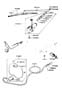 Diagram REAR WINDOW WIPER & WASHER for your 1987 Mazda B2000