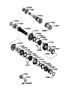 Diagram TRANSMISSON GEAR (MANUAL, 4-SPEED) (BASE, CUSTOM) for your 2017 Mazda 6