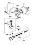 Diagram TANDEM MASTER CYLINDER & VACUUM POWER ASSIST SYSTEM for your 1994 Mazda Miata
