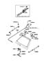 Diagram BACK DOOR MECHANISMS (HATCHBACK) for your Mazda